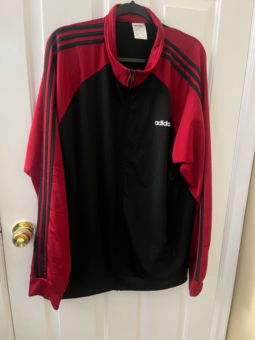 Adidas Men’s Black & Red Track Jacket 2XL